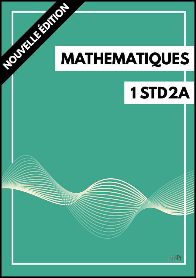 Couverture du manuel hilbRt - Mathématiques 1STD2A